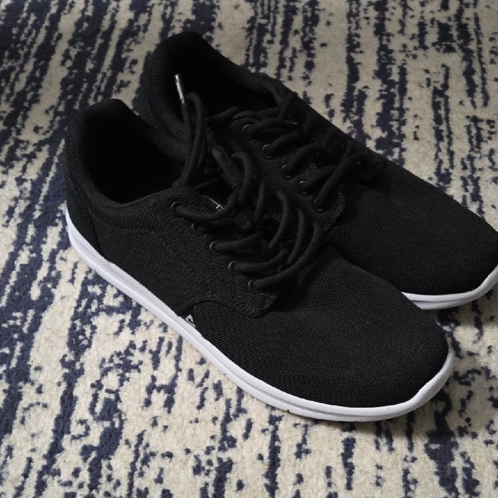 Travis Mathew Cuater Black Canvas Sneakers